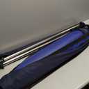Boat T-Top Sun Shade Kit Boat Canopy, Boat Cover with Stainless Steel Telescopic Rod Foldable,UV-Proof 1200D High-Tech Polyester Fiber, Anti-Ultraviolet Dark Blue126"114"102", Size14:A=126"B=114"C=102"
