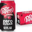 Dr Pepper Cherry Zero Sugar Soda, 12 fl. oz. Cans, 12 Pack, NO BBD FOUND