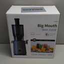 ECOSELF Black Juicer Machines with Wide Mouth, High Juice Yield