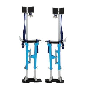 Drywall Stilts 18-30 Inch Drywall Stilt Aluminum Alloy Adjustable Stilts Light Blue Stilts