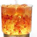 Essential Oil Diffuser, 3 in 1 Aromatherapy Diffuser & Himalayan Salt Lamp & Ultrasonic Humidifier with Timer for Large Room, Intermitten Mist Up to 20 hrs, 7 Color Light Auto Shut-Off 300ml