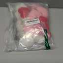 24 Pcs Valentine's Day Heart Ornaments Knitted Crochet Heart Tree Ornament 2.56 Inch Handmade Red Pink White Valentine Bowl Vase Filler Valentine Gift for Home Christmas Tree Wreath Decor