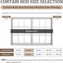 1 Diameter Silver Curtain Rods for Windows, 2 Pack 30-60 Inch Heavy Duty Window Rods, Long Adjustable Curtain Rod, Fits Most Standard Windows, Suitable for Bedroom, Living Room, Farmhouse