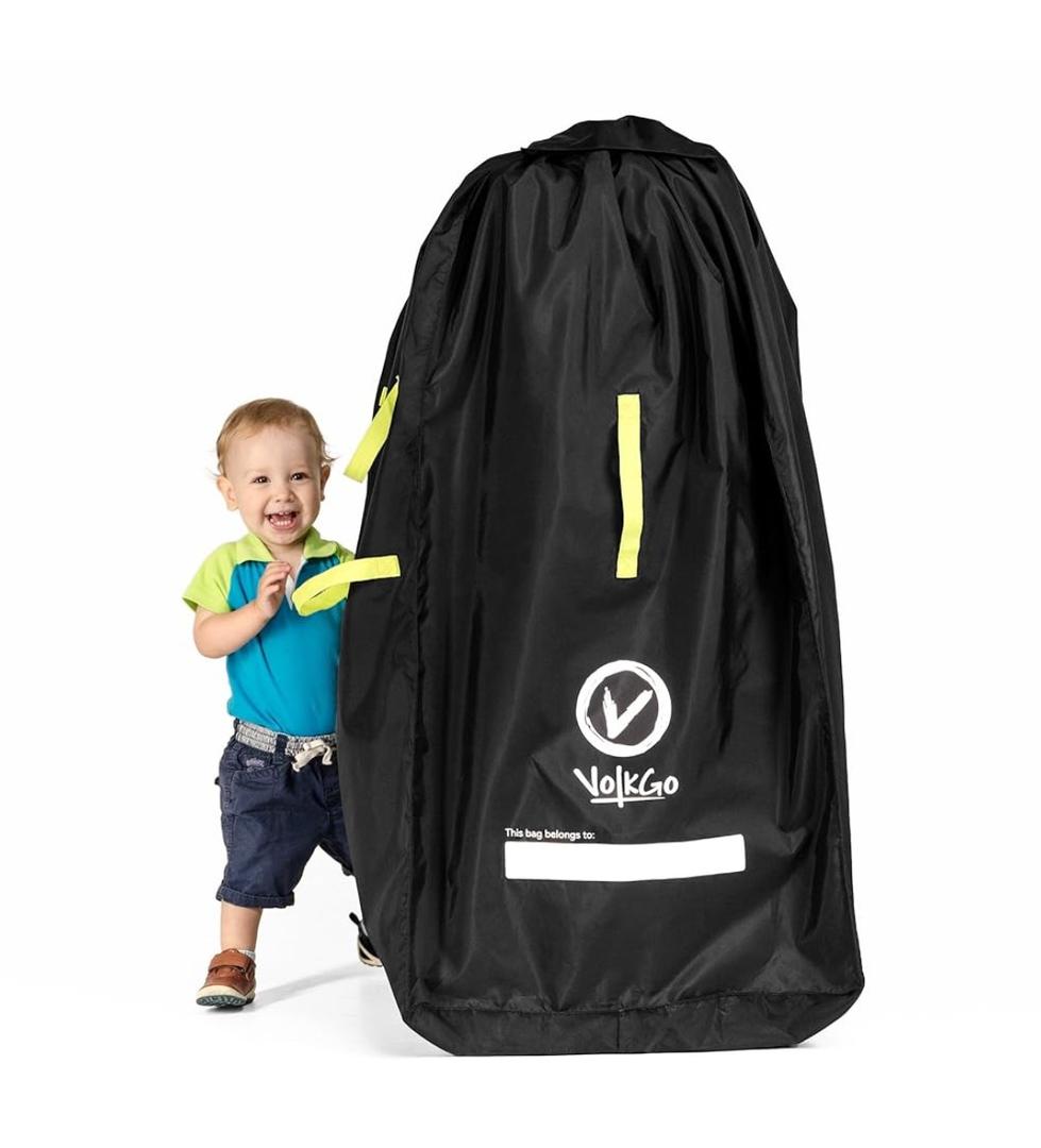 V VOLKGO Extra Large Stroller Bag for Airplane with Padded Backpack Shoulder Straps, Double Stroller Cover for Air Travel, Jogger & Carrier - Fits Large Sizes, Gate Check Bag, Waterproof Travel Cover.