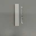 A&S Mezuzot Modern Concrete Mezuzah Case with Scroll, Easy Peel and Stick Mezuza (White+ Engraved Shin, 6 Inches)