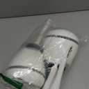 Toilet Brush 2 Pack, Toilet Bowl Brush with Ventilated Holder and Ergonomic Long Handle, Durable Bristles Toilet Scrubber Set for Bathroom Cleaning(White)