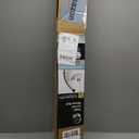 Ausemku Shower Curtain Rod 32-80 Inch Adjustable - 1 Inch Diameter Heavy Duty No drill Spring Tension Shower Rod, Non-Slip Rustproof Telescopic Rod for Bathroom, Black