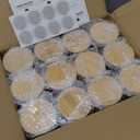 SUPMIND 12 Pack Glass Candle Jars-10oz Clear Empty Candle Jars with Bamboo Lids and Sticky Labels, Bulk Candle Jars for Making Candles Containers - Dishwasher Safe