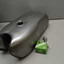 0021 Universal Motorcycle Fuel Tank Raw Steel Unpainted 2.4 Gallon for Yamaha Rd50 Rd350 Rd400