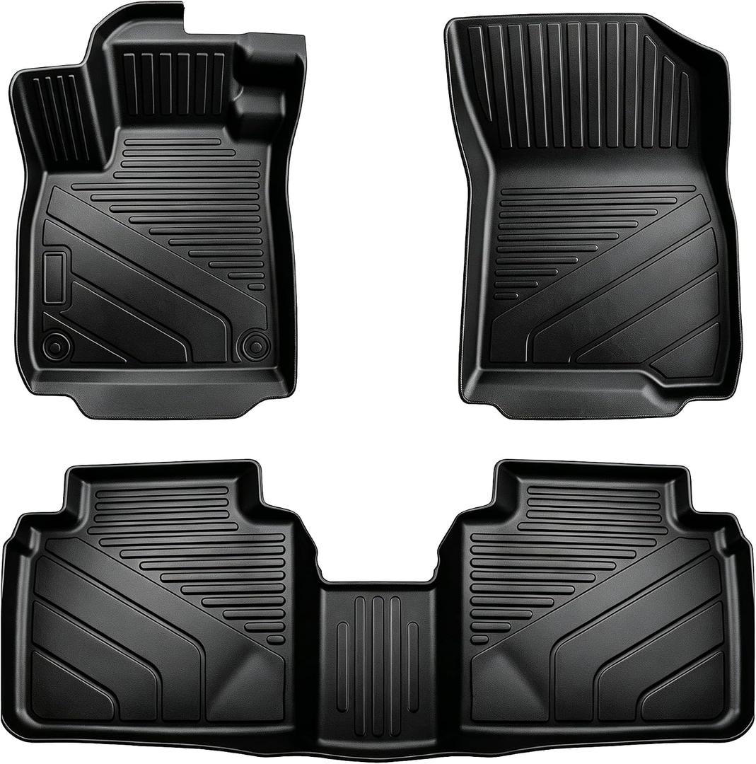 Accord Floor Mats Compatible with 2023-2026 Honda AccordAll Weather Protection Waterproof Durable Anti-Slip Odorless Custom-fit TPE Floor Liner Front and Rear Row Set