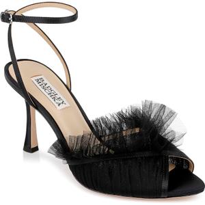 Badgley Mischka Women's Aisha Peep Toe Stiletto Heels