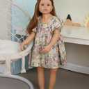 Pinky Reborn 39inch98cm Reborn Toddler Dolls,Huge Baby Full Body Hard Vinyl Realistic Brown Hair Standing Girl Beautiful Dress Model Collectible Toddler Baby Girl for Age3+