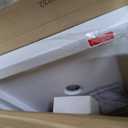 DreamLine 32 in. D x 32 in. W x 76 3/4 in. H Center Drain Acrylic Shower Base and QWALL-5 Backwall Kit In White, DL-6195C-01