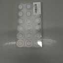 Optomni Clear Fridge Magnets, 36-Pack Transparent Round Magnets for Refrigerator, Office & Classroom  Small Whiteboard Accessories for Dry Erase Boards