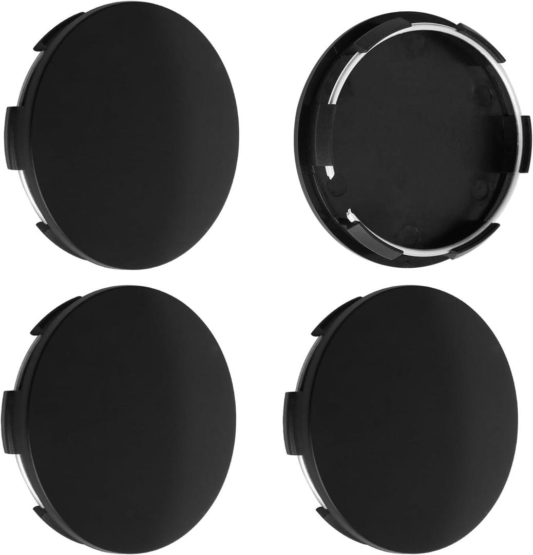 2.7Inch 69MM Wheel Center Caps for Honda Accord Civic CRV Pilot Rim Hub Caps 44732 S9A A00, Pack of 4 (Matte Black, Outer 69MM, Inner 64MM, Easy DIY Installation)