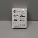 evelor GU24 LED Light Bulb,60 Watt Equivalent Daylight White 5000K,Non-Dimmable,Efficient 9W,800 Lumens Twist and Lock 2 Prong Light Bulbs,15000 Hours,Ideal for Kitchen,Living Room,Bedroom, 4-Packs