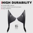 A & UTV PRO Front Fenders Kit for Can Am Maverick X3 / X3 MAX 2017-2024 All Models Accessories, Replace # OEM 705012456, 705012457, Black, 2PCS