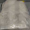 Round Ottoman with Storage, Boucle Foot Rest Stool with Reversible Tray Lid, Folding Teddy Ottoman Coffee Table for Dorm Living Room Bedroom Entryway, White,13" x 13" x 13.8"