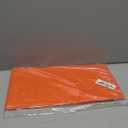 HEIPINIUYE 3 Pack Orange Tablecloth Round 84 Inch Round Plastic Table Cloth Waterproof Disposable Round Table Cover for Party Birthday Camping Picnic Baby Shower Circle Tablecloth