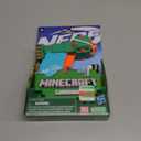 Nerf MicroShots Minecraft Guardian Mini Blaster, Minecraft Guardian Mob Design, Includes 2 Official Elite Darts, Priming Handle