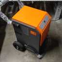 163 Pints Commercial Dehumidifier, 4500 Sq.Ft Crawl Space Dehumidifier with Drain Hose, 24H Timer, Industrial Dehumidifier for Basement, Warehouse, Job Site (Orange)