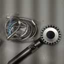 Filtered Shower Head with Handheld, High Pressure Shower Heads 3 Spray Modes with ON/OFF Swith, Ion Drops ShowerHead with Hose, Power Wash for Hard Water, Detachable Shower head with Filters