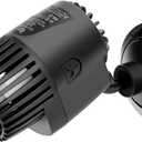 AQQA Aquarium Wave Maker,3W/5W/10W/15W Suction Cup Fish Tank Single Powerhead Pump110V/60Hz Ultra Quiet Submersible Circulation Pump,360Adjustable For Freshwater Saltwater Black