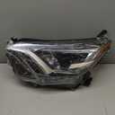 SCITOO Headlight Assembly Fit 2016-2018 for Toyota RAV4 Black Housing Amber Reflector Pair Headlights 81170-0R080