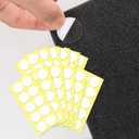 240Pcs Acoustic Foam Panels Tape, Removable Mounting Tape for Wall Double Sided Strong Adhesive Sound proofing Transparent Putty Clear Sticker Heavy Duty 1inch Round (240)