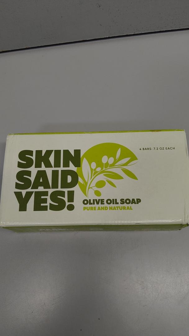 Olive Oil Soap Bars - Set of 4 - Organic Bar Soap - Moisturizing, Gentle on Skin, Rich in Antioxidants - Ideal for Sensitive Skin, Kids, Men, and Women - Perfect for Everyday Use 