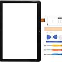 for Onn ONA19TB007/100005209 10.1" Screen Replacement DP101740-F2-A Touch Screen Digitizer Glass Panel Lens Kits with Free Repair Tools