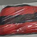 Ckorzen Red and Black Plaid Rug, 4' x 6' Christmas Halloween Outdoor Front Door Decor Mat, Cotton Hand-Woven Washable Rug for Layered Door Mats Carpet for Porch, Entryway