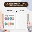 VIIJJUE Balloon Mental Health Notebook, Mental Health Journal for Women, Motivational Quote Journals for Writing, Things to Release Positive Hardcover Spiral Notebooks, 5.5x8.3 Inch