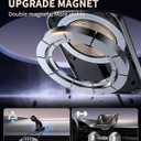 Mukiya for MagSafe Car Mount Charger, 360° Rotation Magnetic Wireless Charger for Car Vent/Dashboard, Supports Fast Charging, Compatible with iPhone 17/16/15/14/13/12 Series, 𝗡𝗢 𝗔𝗱𝗮𝗽𝘁𝗲𝗿