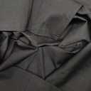 BEAGIMEG Women's Bodycon Elegant Mock Neck Flar Long Sleeves Side Slit Basic Party Club Mini Dress, Small (Black)