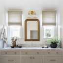 Gold Bathroom Light Fixtures 2-Lights Vanity Lights with Clear Glass Shade Bathroom Vanity Light 14 Inch Wall Sconces(Exclude E26 Bulb)