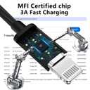 for USB C to Lightning Cable 15FT/5M 1 Pack MFi Certified 27W PD Fast Charging Braided Extra Long iPhone Charger Cord Compatible with iPhone 14/13/12/11 Pro Max/XS MAX/XR/SE/8/ipad/7/6 Plus