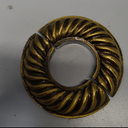 Renovators Supply Manufacturing Aluminum Escutcheon Plate 3.13 in OD Escutcheon 1/2 in IPS Lacquered Antique Gold Finish Radiator Flange (Gold Le Cruller)