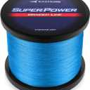 KastKing SuperPower Braided Fishing Line - Abrasion Resistant Braided Lines  Incredible Superline  Zero Stretch  Smaller Diameter  A Must-Have! (30LB(1097 Yds), X4-Ocean Blue)