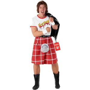 Morph Rowdy Roddy Piper Costume Men, Wwe Elite Roddy Piper Wwe Costume Adult Men, Wwe Wrestling Costumes For Adults (Large)