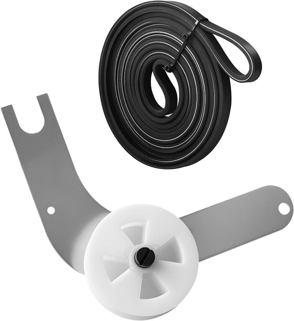 134793511 Dryer Idler Pulley & 137315300 Belt Assembly for Frigidaire Electrolux Kenmore Crosley White-Westinghouse, Replace 134793500 134793512 7134793500 4960127 AP6996178 PS16227173 EAP16227173