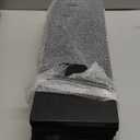 WOPITUES Wood Floating Shelves Set of 6, Shelves for Wall Decor, Farmhouse Shelf for Bedroom, Bathroom Storage Shelves, Book Shelves for Living Room-Black (16.5 Inch)