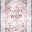 2x3 Washable Area Rugs 2x3 Entryway Rug Pink Door Mate Indoor Entryway Rugs Pink Boho Entryway Rug No Shedding Low Pile Soft Small Area Rug for Door Mat Bedroom Dining Room Kitchen