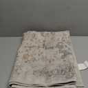 GENIMO 3x5 Area Rugs for Living Room, Machine Washable Non Slip Vintage Rugs, Low Pile Lightweight Chenille Print Rug for Bedroom, Dining Room, Home Office, Light Taupe Brown