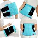 Comfytemp Wearable Heating Pad for Back & Period with 2 Elastic Straps, FSA Eligible 12"24" Electric Large HSA Heated Pad for Neck Shoulder Leg Knee, Birthday Gifts for Women Men Mom Dad, Washable