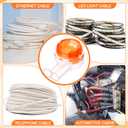 Zhengmy 1000 Pcs UY2 K2 Gel-Filled Waterproof IDC Network Cable Connectors Wire Connectors Splice Terminals for Telephone Network Cable Moisture Butt Connector for Electrical, Automotive, Data Lines