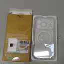 Miracase Magnetic for iPhone 17 Pro Case 6.3" [Compatible with MagSafe] Full-Body Phone Case with Built-in Glass Screen Protector & Camera Control,Drop Proof iPhone 17 Pro Cover, Clear