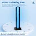 69W UV Light Sanitizer with Remote Control and 3 Timers Home Disinfection Device 99.99% Cleaned of Germs, Viruses, Mold and Dust Mites Whole Room Disinfection Lamp for Home and Office