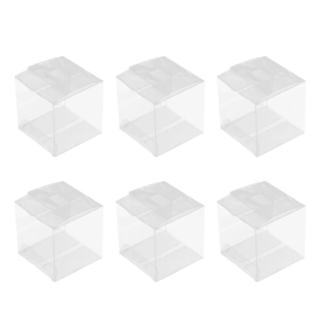 10 PCS Gift Boxes with Lids,Kraft Paper Gift Box, White with Ribbon, Bridesmaid Proposal Box for Wedding, Packaging, Present, Birthday, Cupcake .7 inches.
