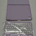 Keyboard Case Compatible with iPad Air 11-inch/Air 5th 4th Generation Case with Keyboard-Backlit Detachable, Folio Cover with Pencil Holder for Air 11" M3/M2 (2025/2024), Air 5/Air 4 (Purple)
